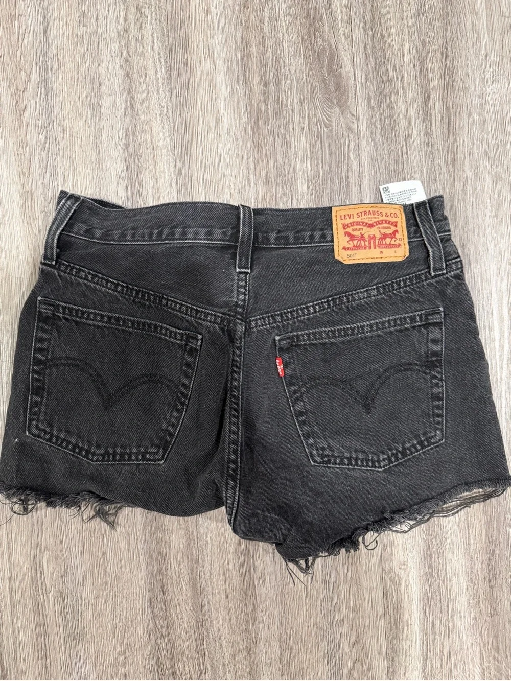 Levi's Black Denim Shorts
